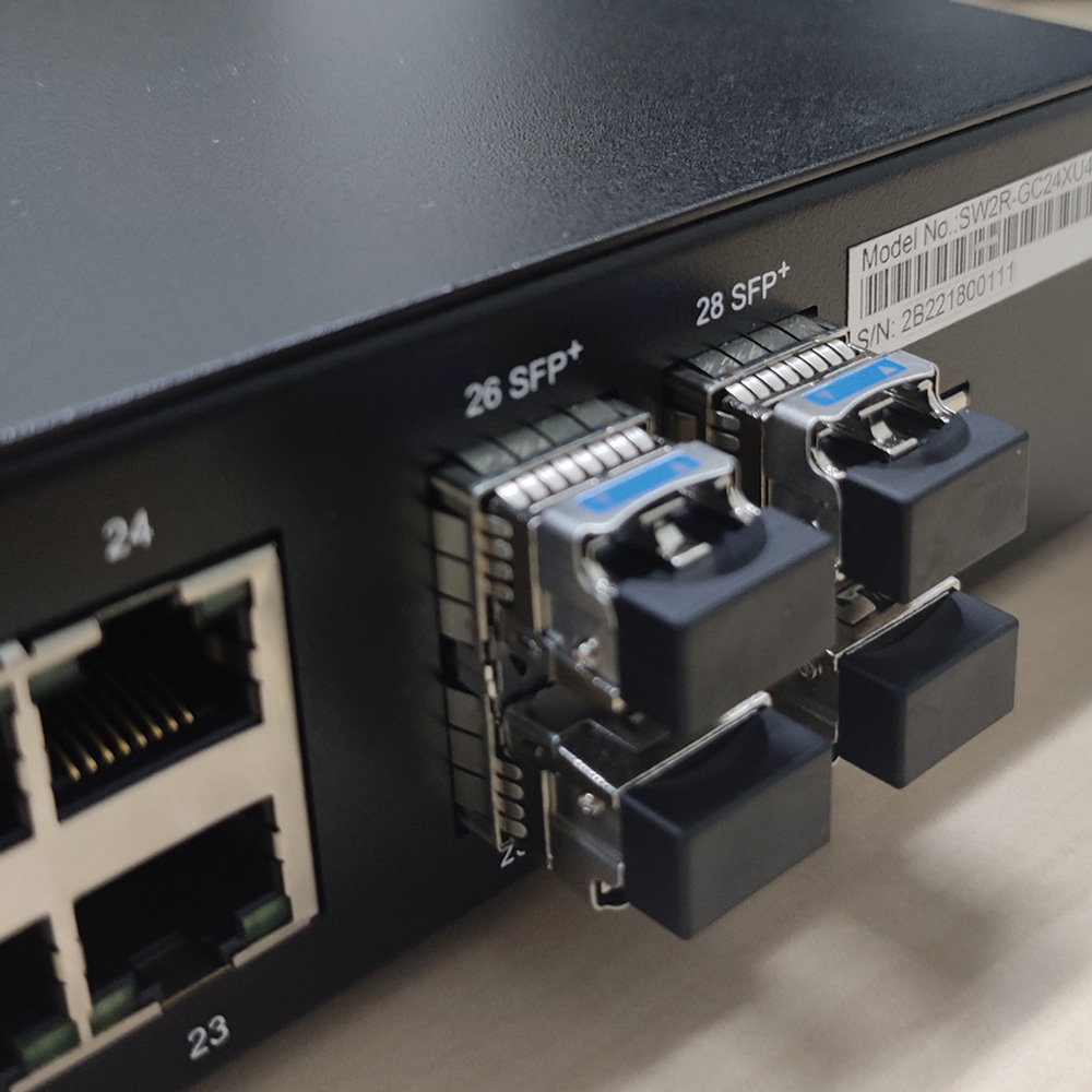 SFP Optical Transceivers / Example of use