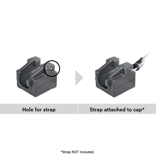 Protective cap for RJ45 modular plugString attachment image.