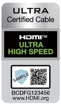 Ultra High Speed HDMI Cable 規格認証